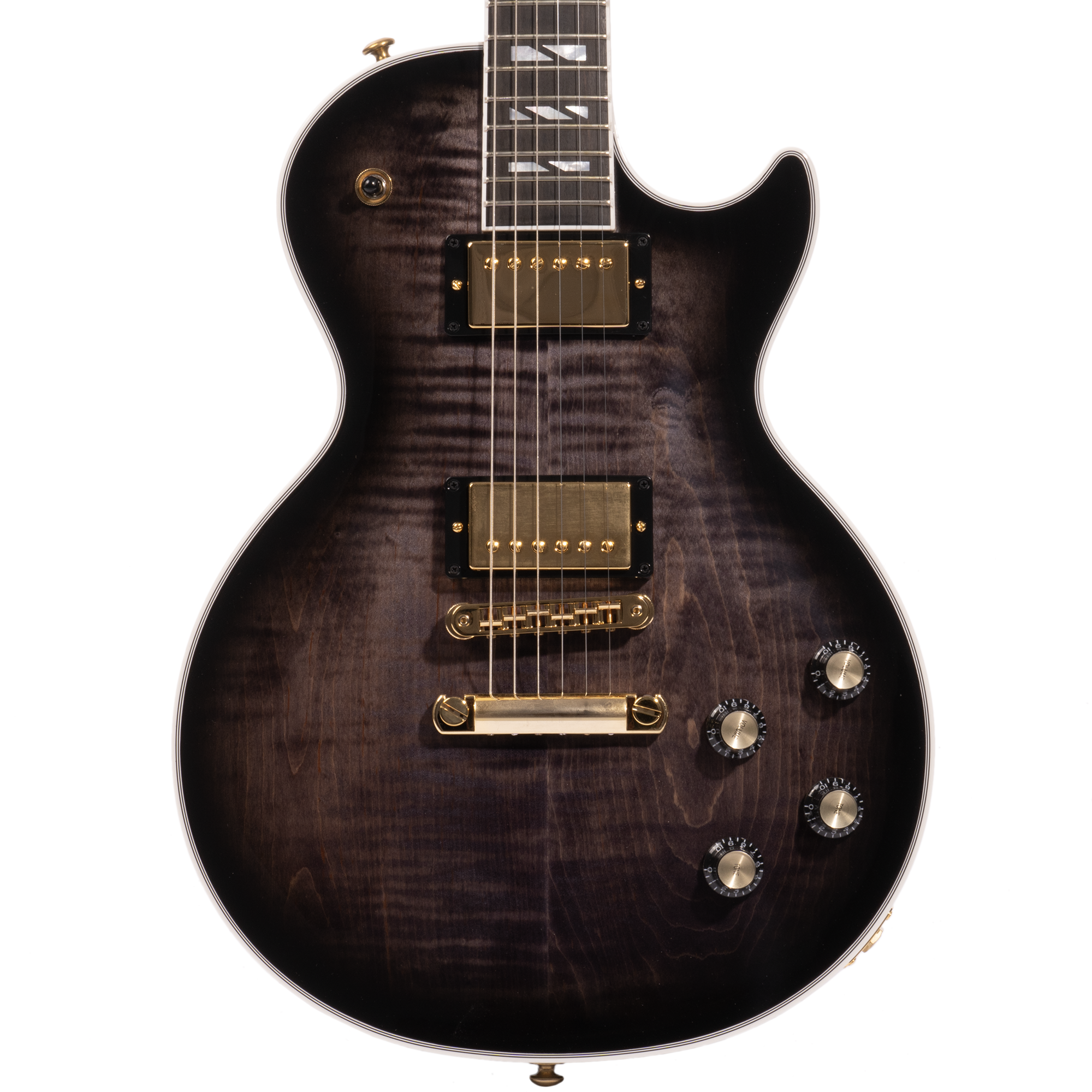 Gibson Les Paul Supreme Electric Guitar, AAA Flame Maple Top, Ebony Bu Gibson Les Paul Supreme Electric Guitar, AAA Flame Maple Top, Ebony Bu
