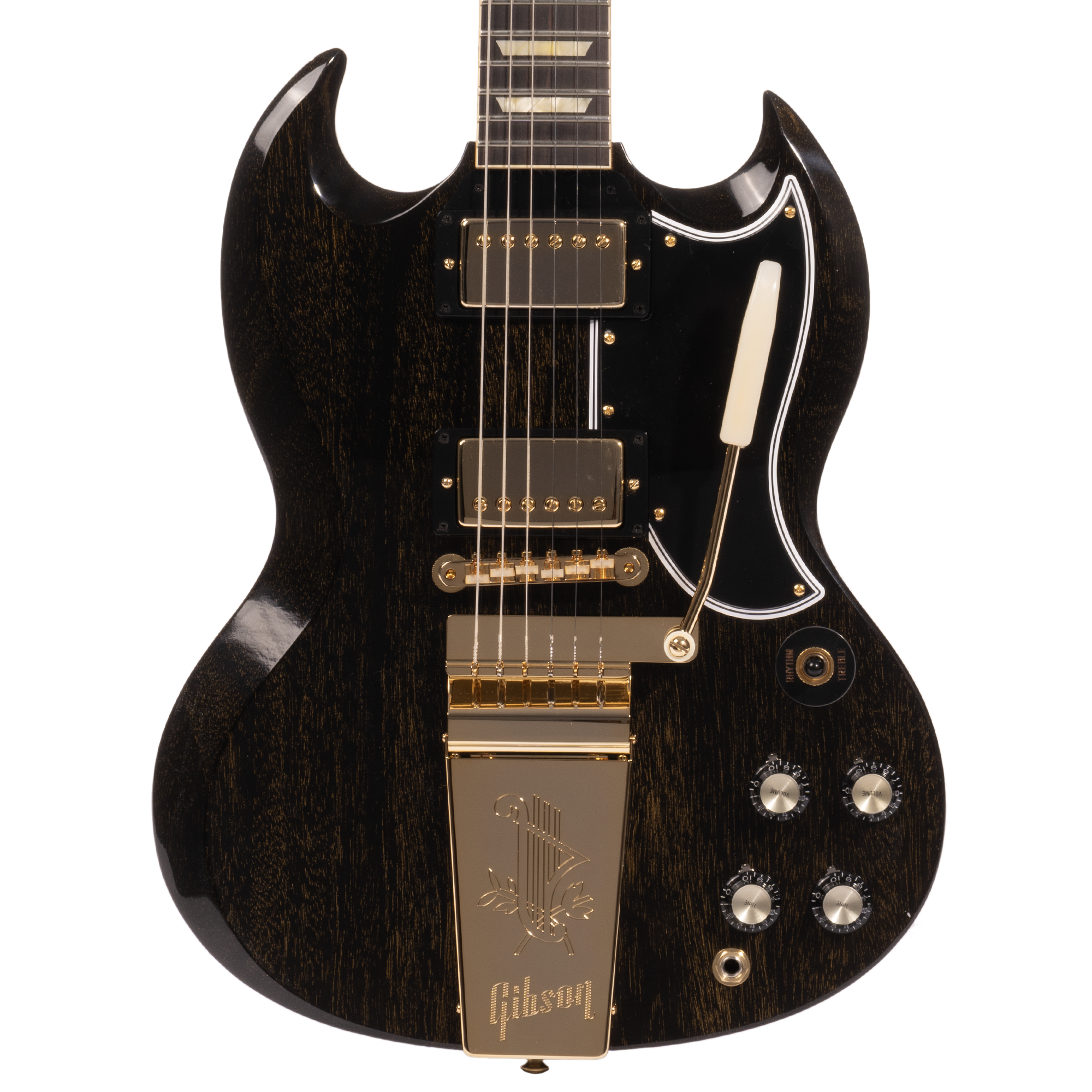 Gibson Custom Shop 1964 SG Standard Maestro Electric Guitar, TV Black Gibson Custom Shop 1964 SG Standard Maestro Electric Guitar, TV Black