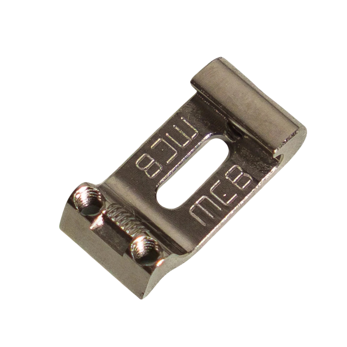 Music City Bridge Groove Master Saddles for Strat, Polished Stainless Steel