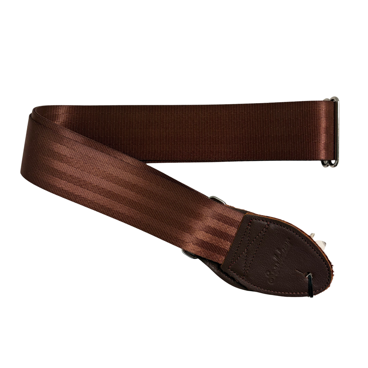Souldier Plain Seatbelt Guitar Strap, Nutmeg