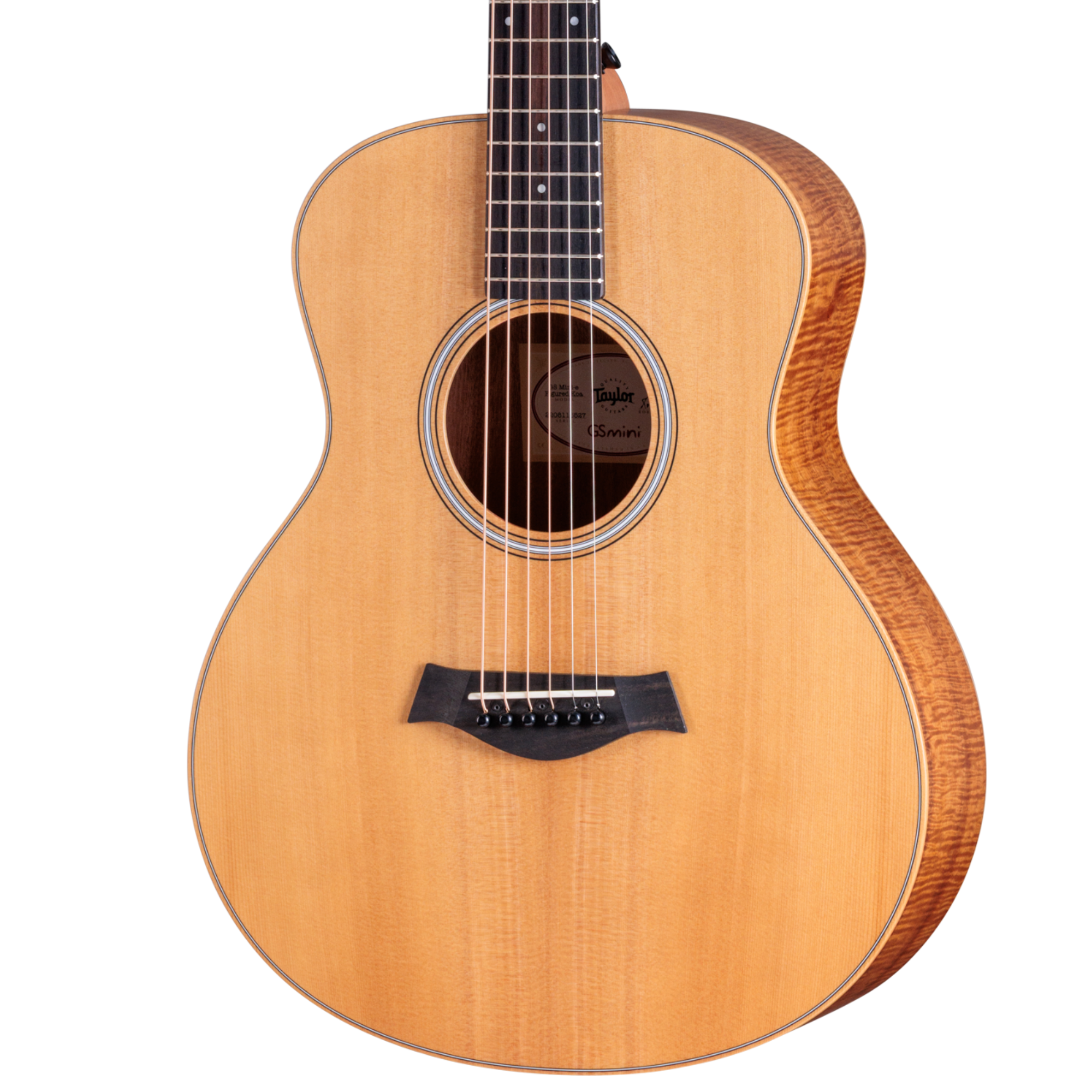 Taylor GS Mini-e LTD Figured Koa Acoustic-Electric Guitar, Natural Taylor GS Mini-e LTD Figured Koa Acoustic-Electric Guitar, Natural