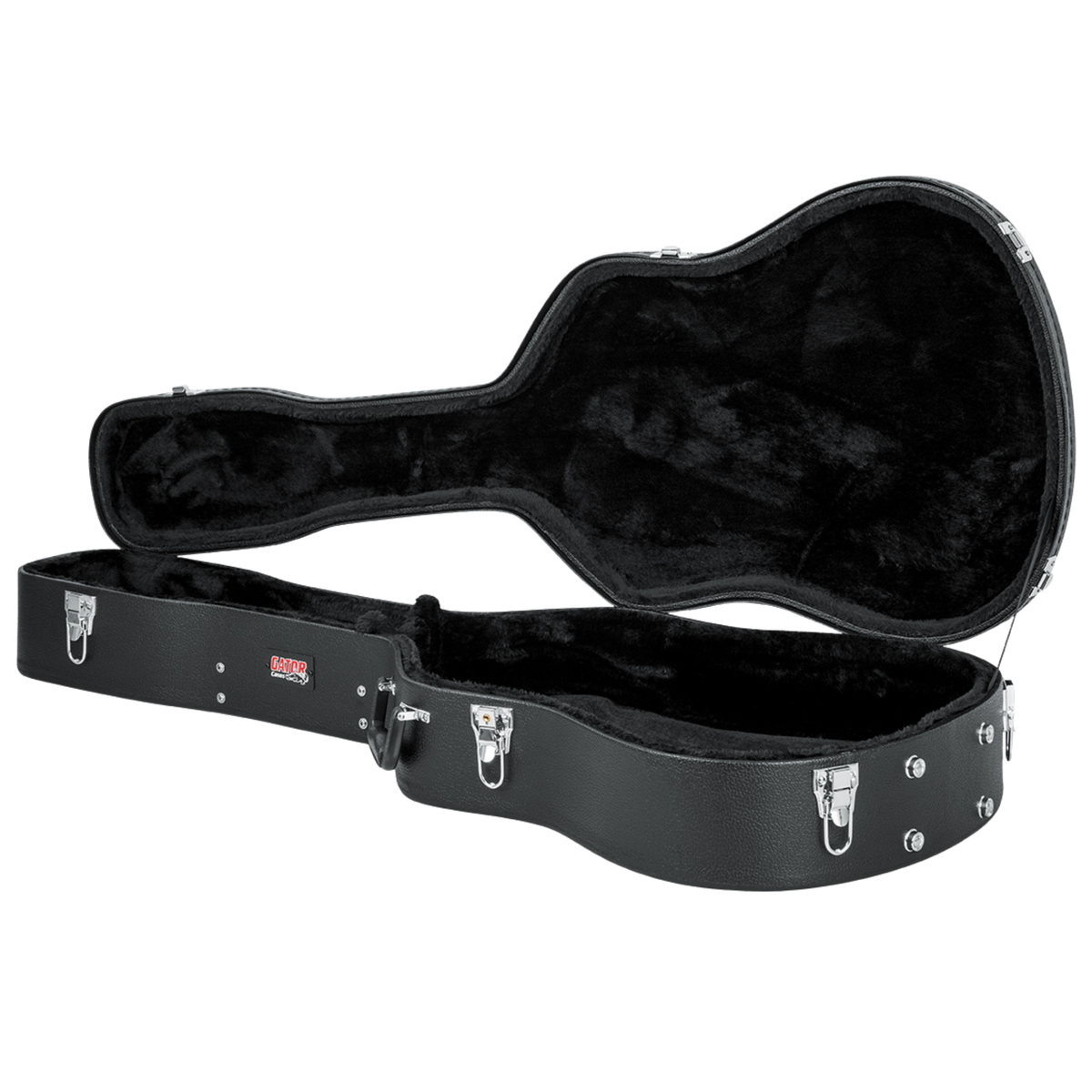 Gator Case Hard-Shell Wood Case for Dreadnought and 12-String Acoustic Guitars