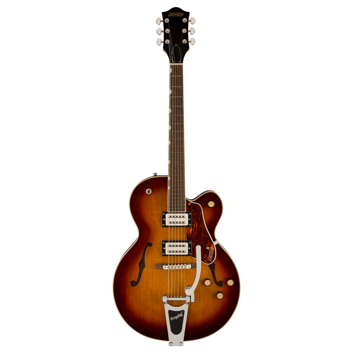 Gretsch G2420T Streamliner Hollow Body Single-Cut Electric Guitar w/ Bigsby, Havana Burst