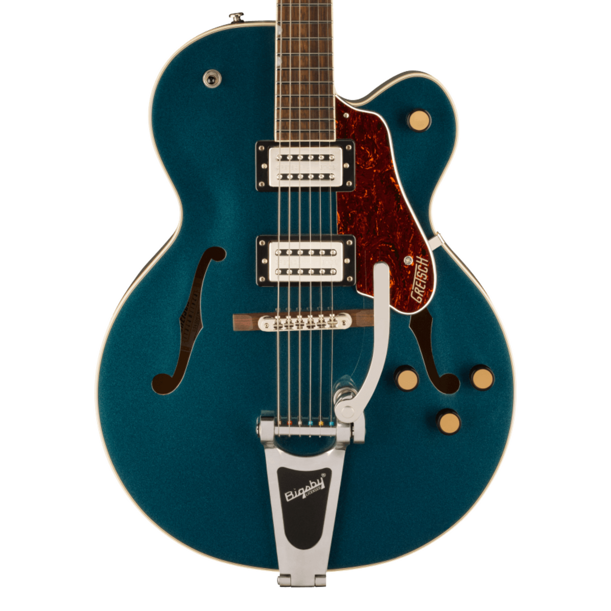 Gretsch G2420T Streamliner Hollow Body Single-Cut Electric Guitar w/ Bigsby, Midnight Sapphire