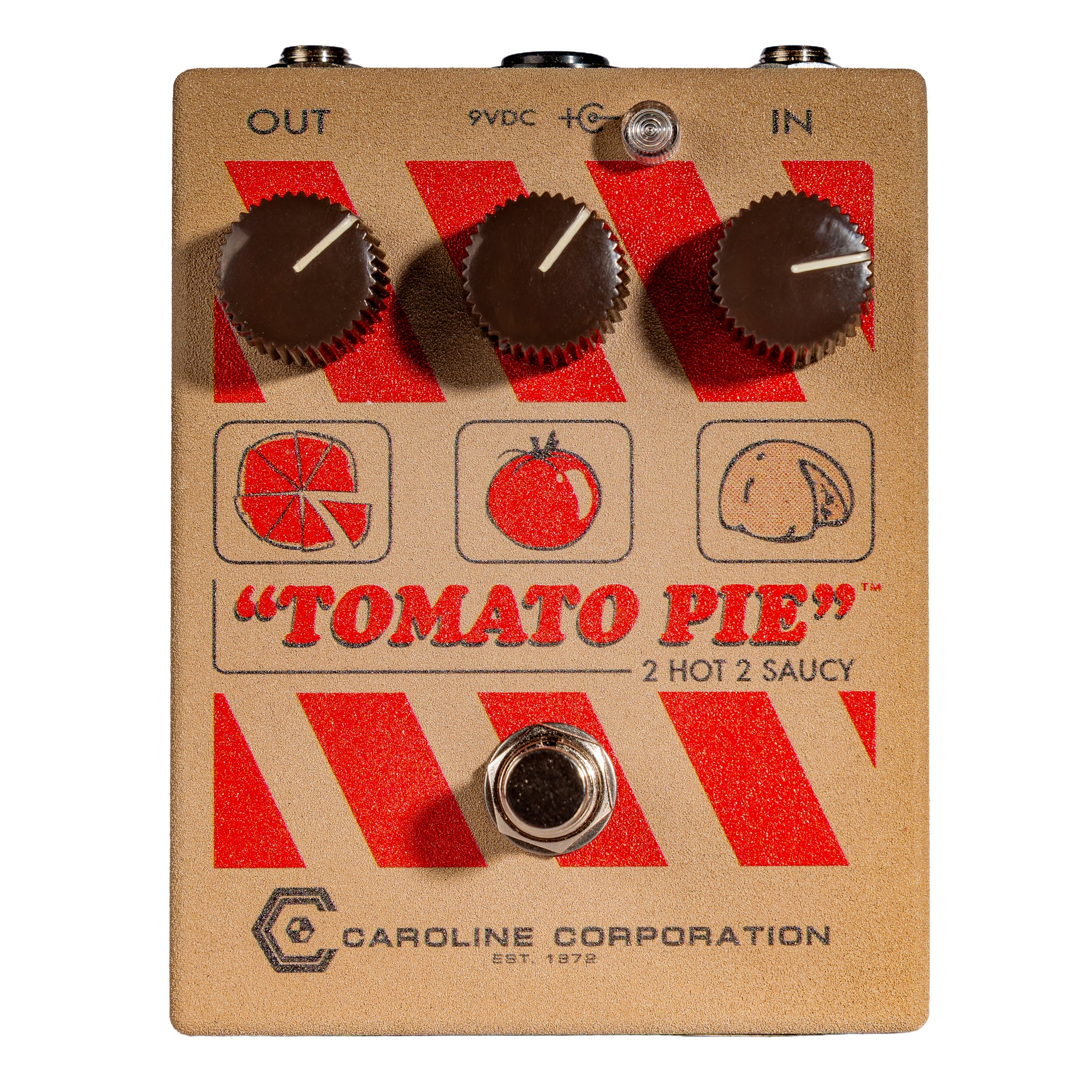 Caroline Guitar Company x Russo Music Limited Edition Tomato Pie V2 Fuzz Effect Pedal