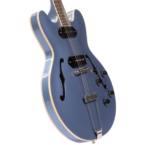 Heritage Standard H-530 Hollowbody Electric Guitar, Russo Music Exclusive Pelham Blue, w/Case