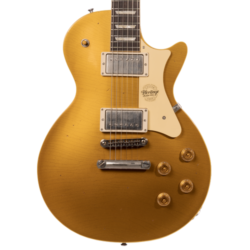 Heritage Custom Shop Core Collection H-150 Electric Guitar, Artisan Aged Gold Top