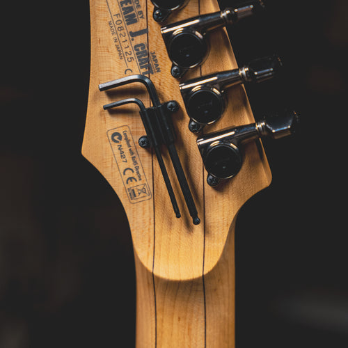 2008 Ibanez S5470 Prestige Electric Guitar, Transparent Black Burst w/OHSC - Used