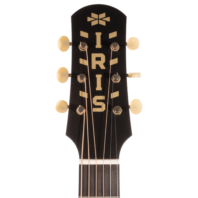 Iris Guitar Company MS-00 Model Acoustic Guitar, Adirondack Spruce Top, Burst