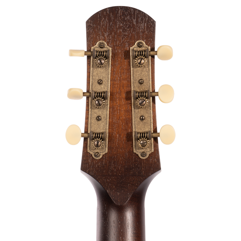 Iris Guitar Company OG Acoustic Guitar, w/ White Binding and Firestripe Pickguard, Burst