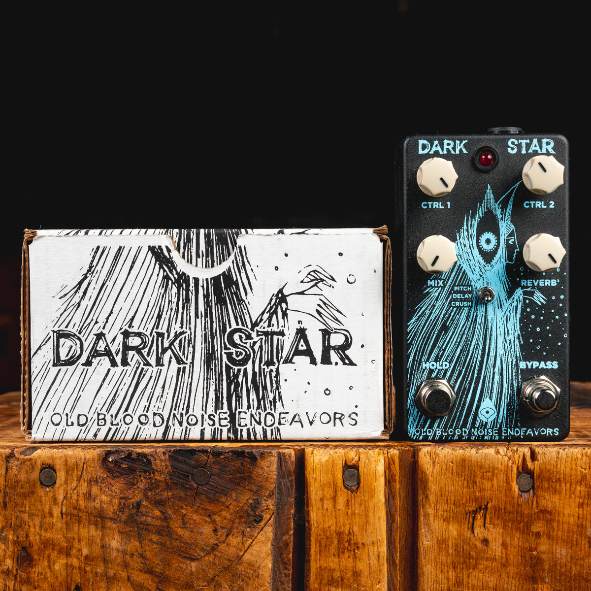 Old Blood Noise Dark Star V2 Pad Reverb Effect Pedal w/Box - Used