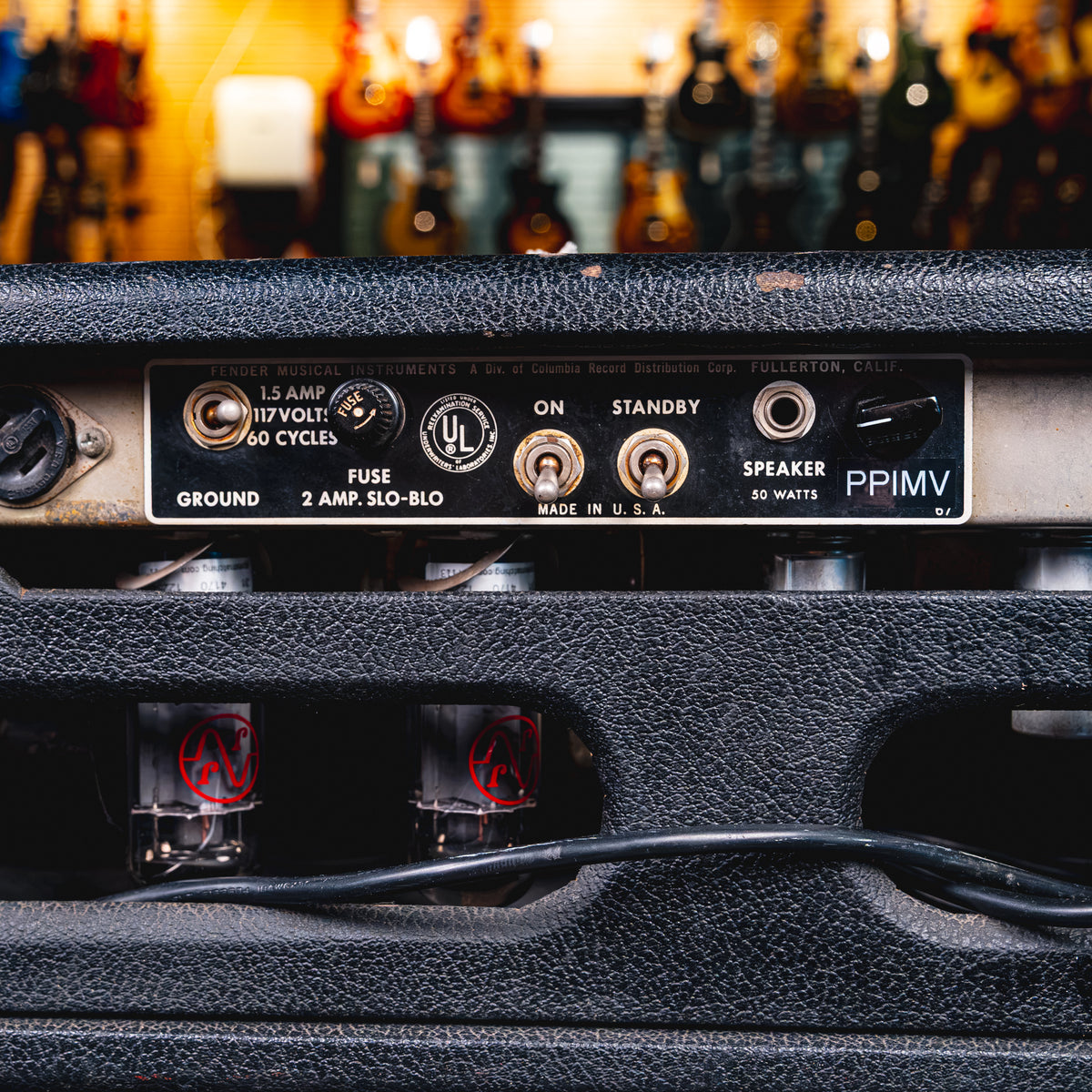Modified 1966 Fender Bassman Amplifier Head & Cab, Black - Used