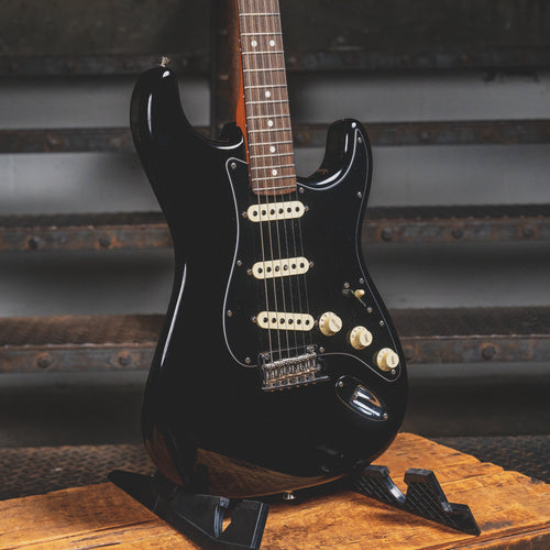 2021 Fender Mod Shop Stratocaster American Pro II Style Mahogany Neck Black Electric Guitar, OHSC - Used
