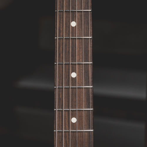 2021 Fender Mod Shop Stratocaster American Pro II Style Mahogany Neck Black Electric Guitar, OHSC - Used