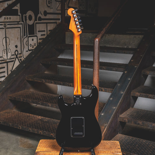 2021 Fender Mod Shop Stratocaster American Pro II Style Mahogany Neck Black Electric Guitar, OHSC - Used