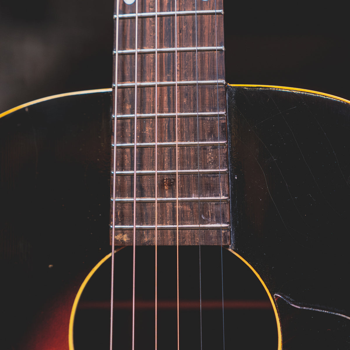 1938 Kalamazoo KG-11 Acoustic Guitar, Burst w/ Case - Used