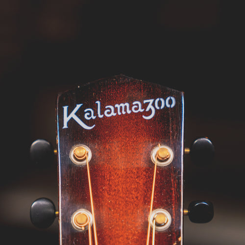 1938 Kalamazoo KG-11 Acoustic Guitar, Burst w/ Case - Used