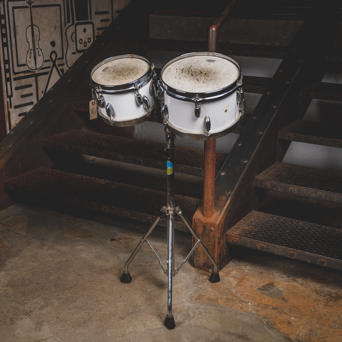 1970s Gretsch 8" & 10" Tom w/ Ludwig Stand Drum Kit - Vintage