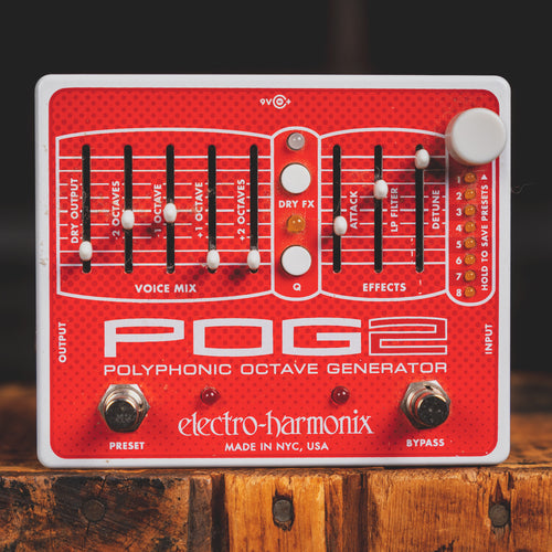 Electro Harmonix POG2 Polyphonic Octave Generator Effect Pedal w/ Box - Used