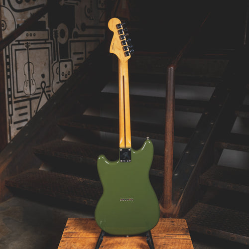 2016 Fender Player Mustang Electric Guitar, Olive Green w/ Gig Bag