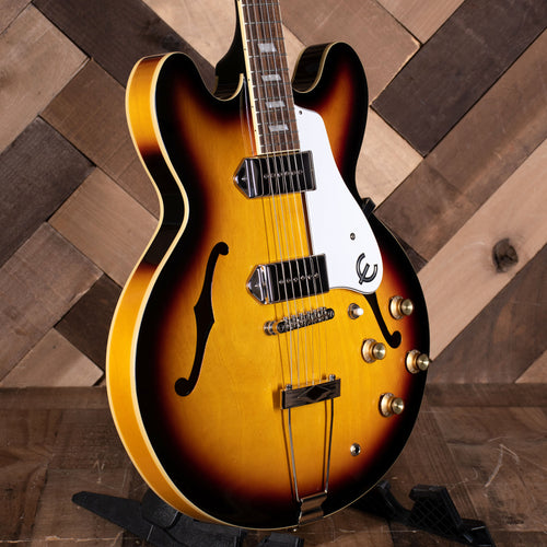 2022 Epiphone Casino Electric Guitar, Sunburst with HSC - Used