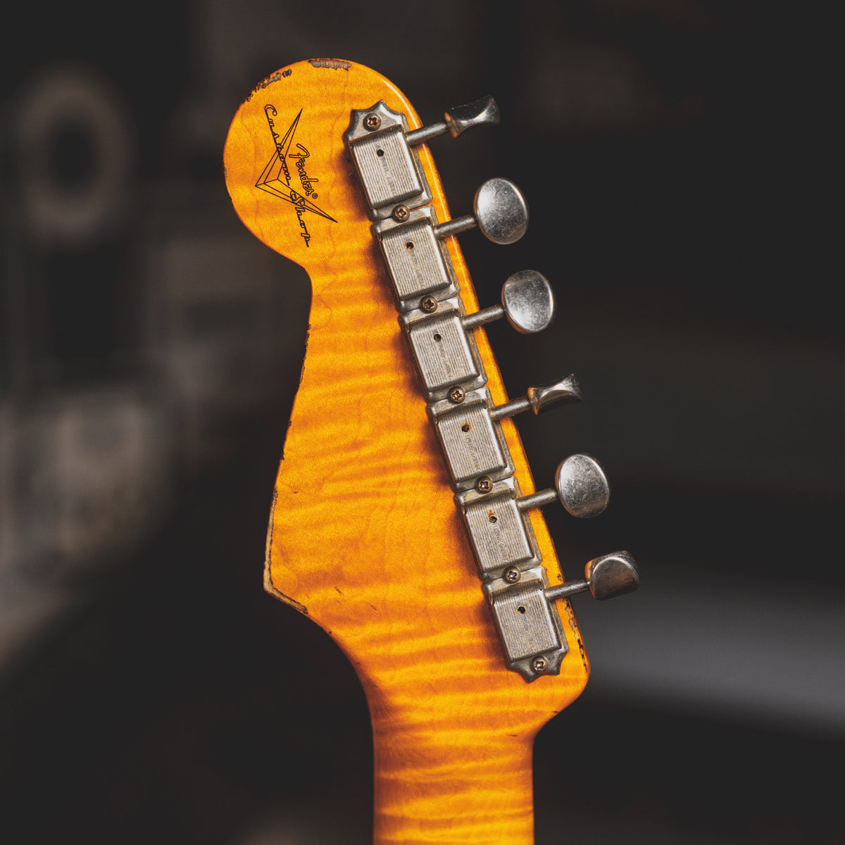 2018 Fender Custom Shop '61 Stratocaster Heavy Relic Sherwood Green Over 3-Tone Sunburst w/ OHSC - Used