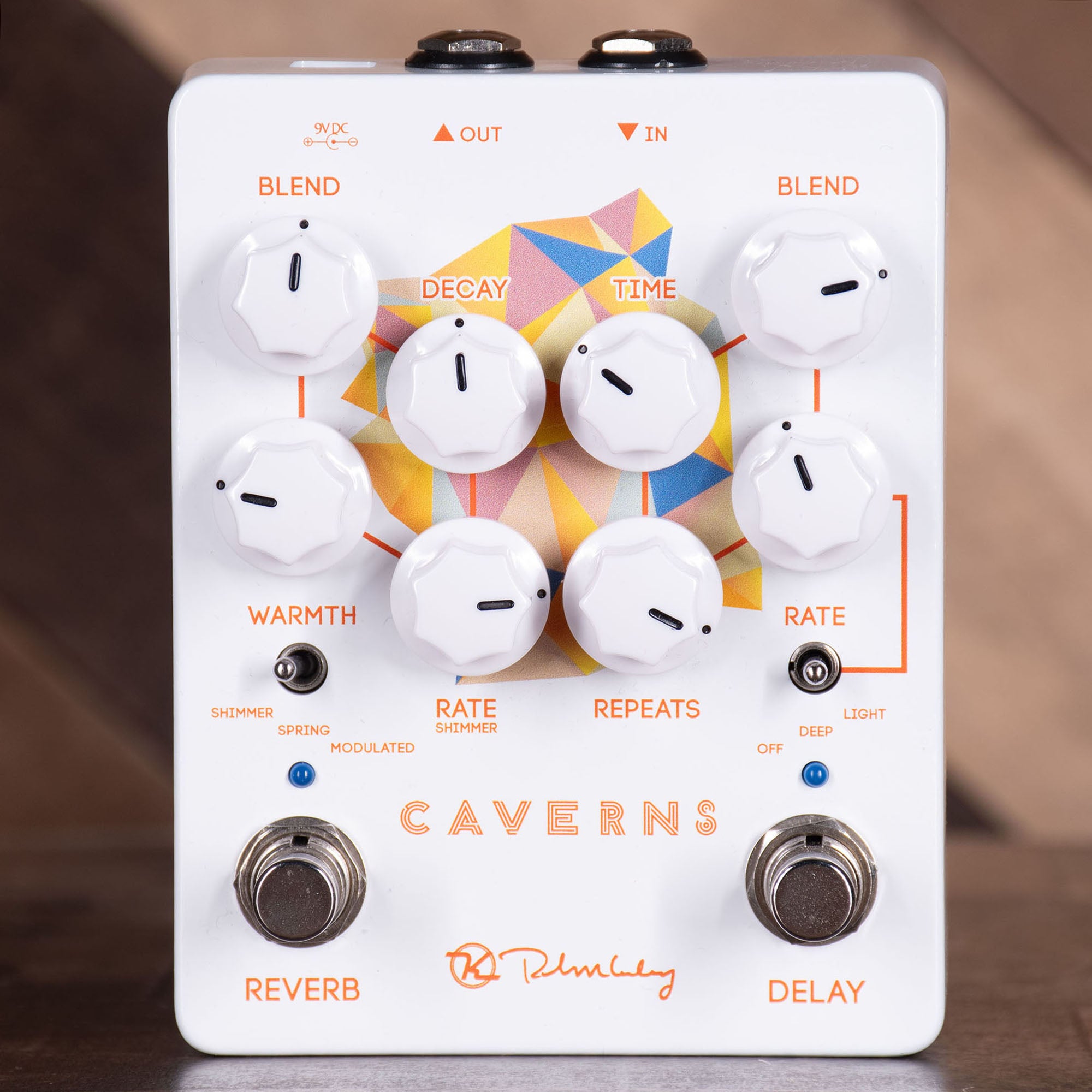 Caverns Delay Reverb v2 - Black Neon - Keeley Electronics