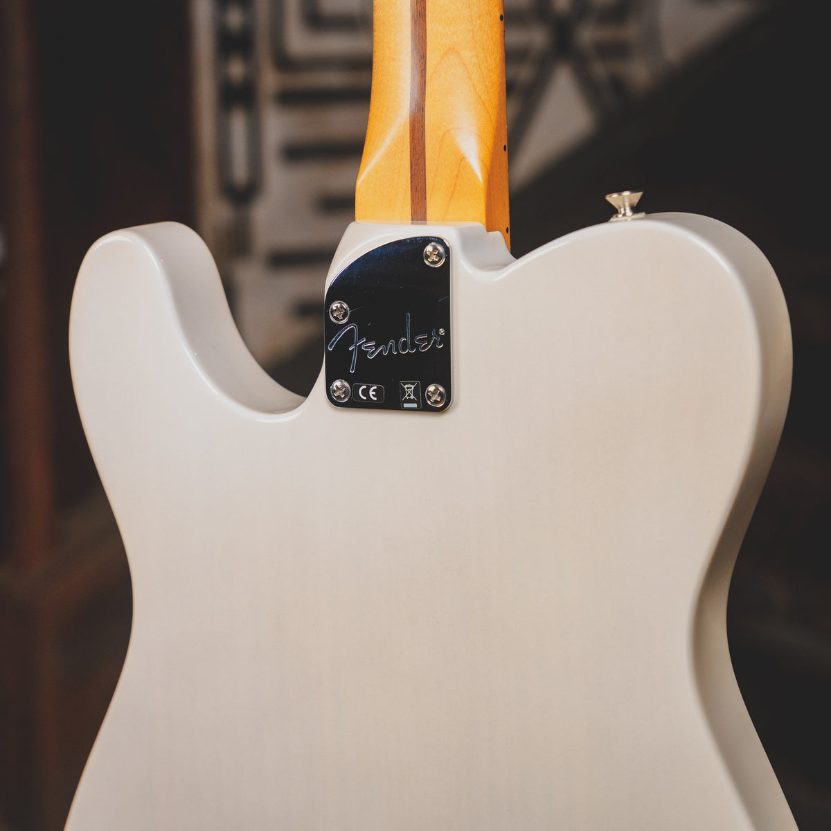 2020 Fender Deluxe Nashville Telecaster Electric Guitar, White Blonde w/ Gig Bag - Used