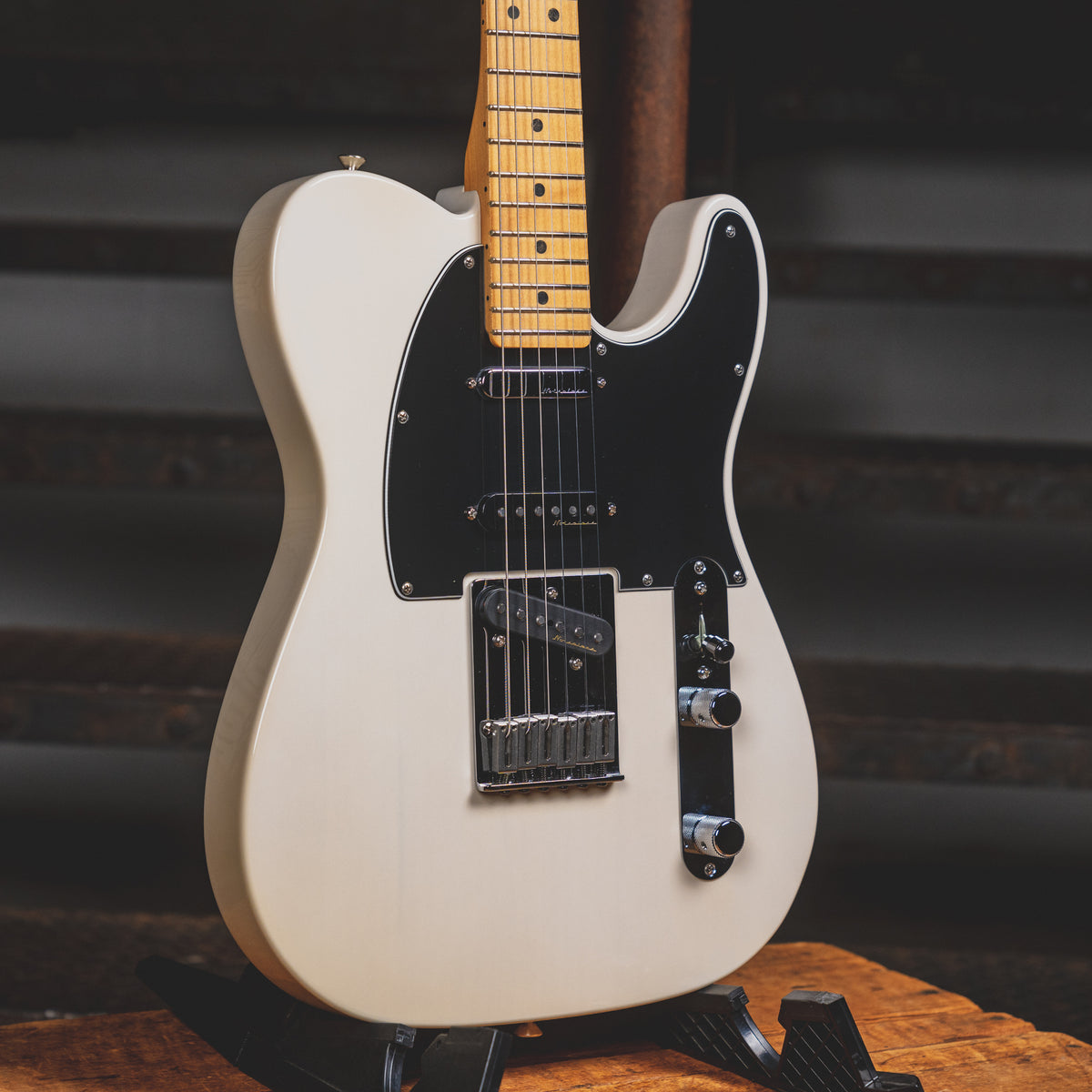 2020 Fender Deluxe Nashville Telecaster Electric Guitar, White Blonde w/ Gig Bag - Used