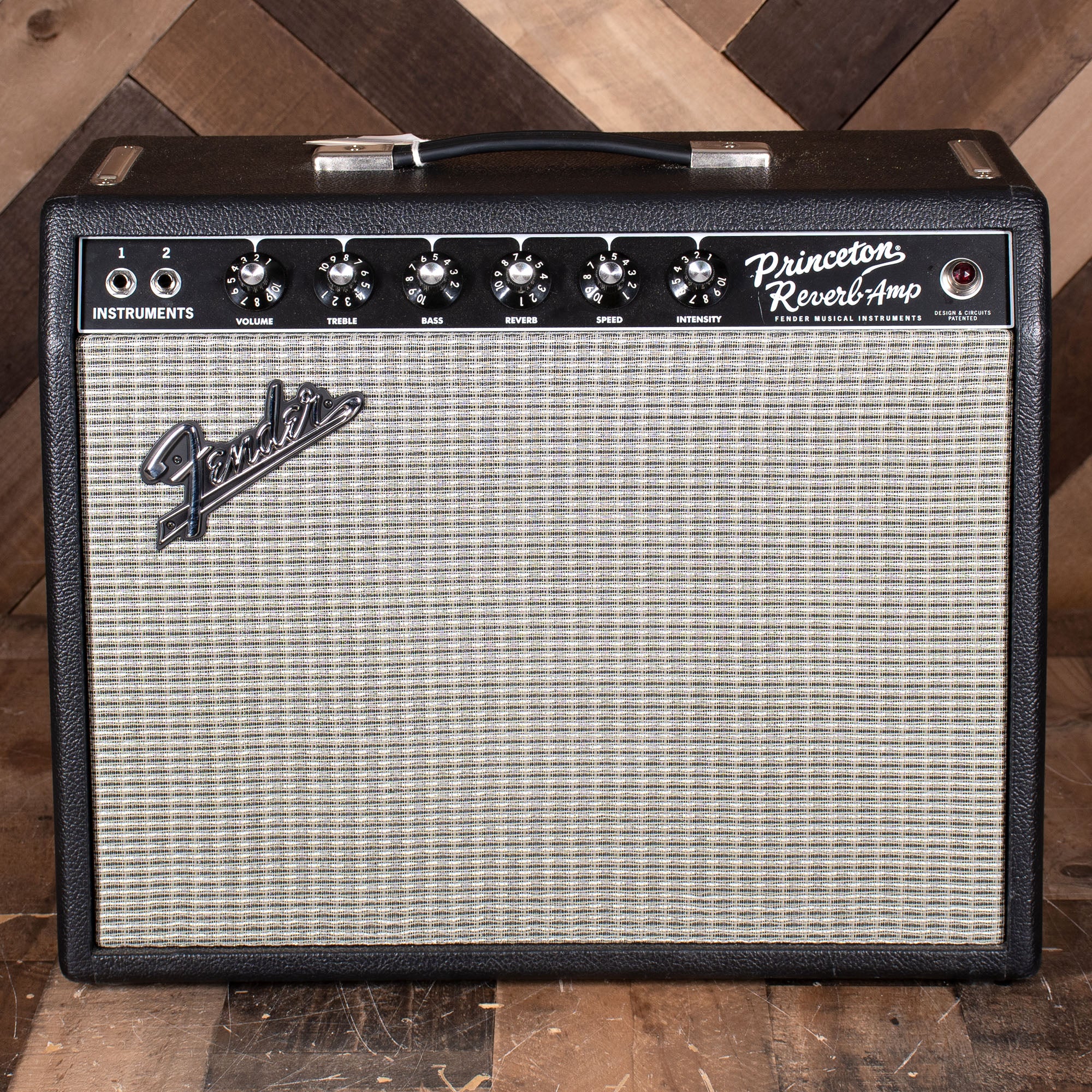 2022 Fender '65 Princeton Reverb 1x10 12W Combo Amplifier With Footswi
