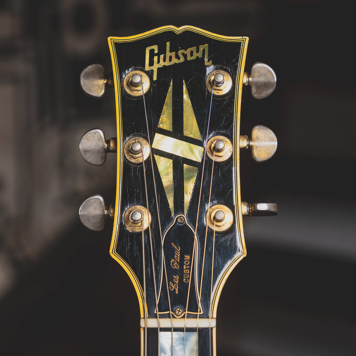 1970 Gibson Les Paul Custom Electric Guitar, Ebony w/ OHSC - Used