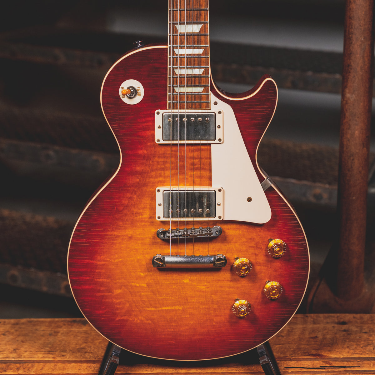 2015 Gibson Custom Shop Les Paul '59 Reissue, Aged Bourbon Burst w/OHSC - Used