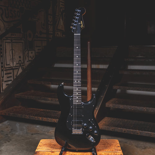 2022 Fender Limited Edition HSS Stratocaster Electric Guitar, Black w/HSC