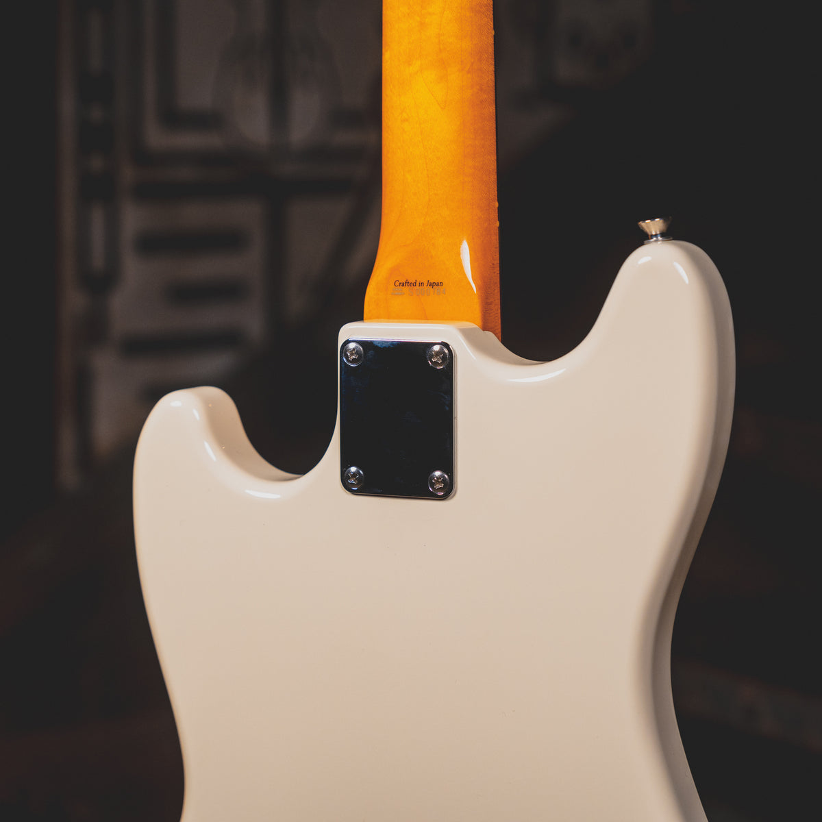 2006 Fender CIJ Mustang Bass Olympic White w/Bag Used