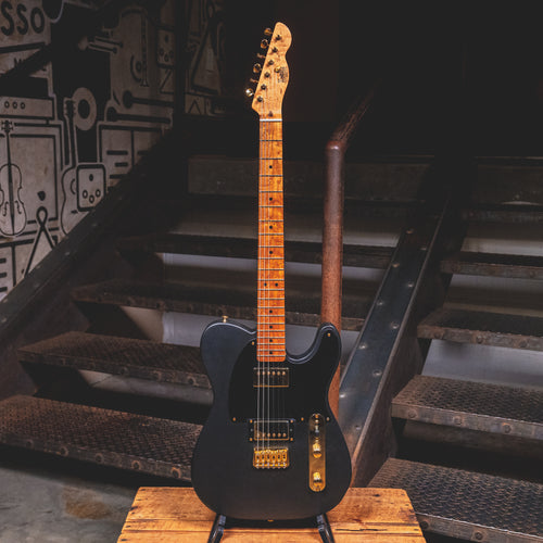 2020 LsL Bad Bone 2 Electric Guitar Matte Black w/ OHSC - Used