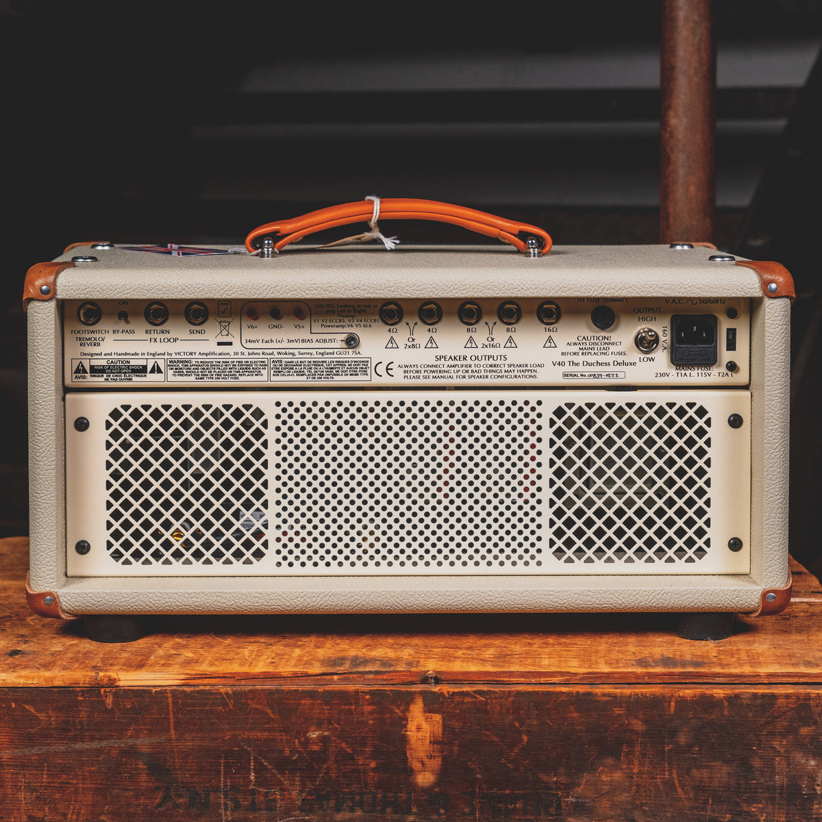 Victory Amps V40 The Duchess Deluxe 40w Guitar Amp Head W/Footswitch and Cover - Used