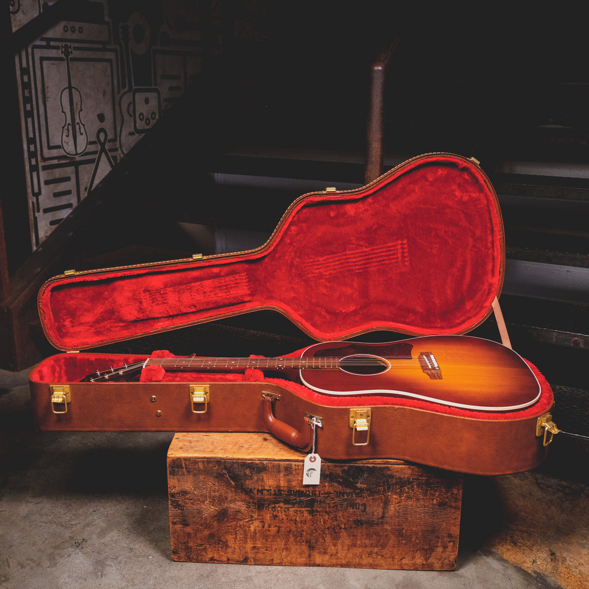 2022 Gibson J-45 Faded 50s Faded Sunburst Acoustic Guitar w/ OHSC - Used