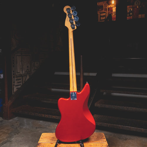 2023 Fender Player Jaguar Bass, Pau Ferro Fretboard, Candy Apple Red - Used