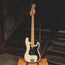 2021 Warmoth P-style Electric Bass Guitar, Vintage White w/ Gig Bag - Used