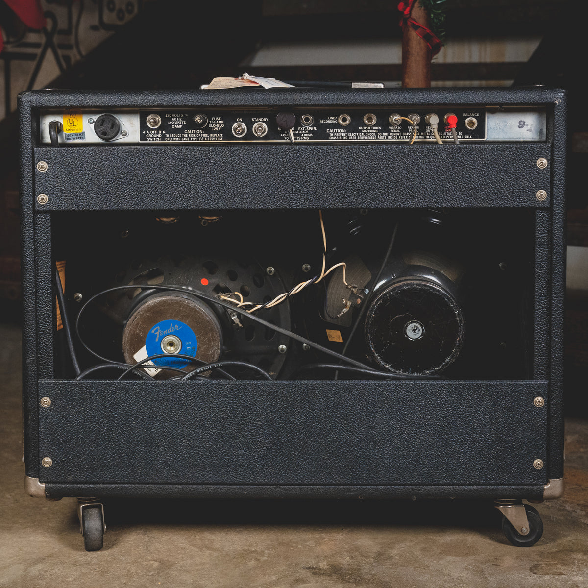 1980 Fender Pro Reverb Combo Amplifier, 70w 2x12 w/Cover - Used