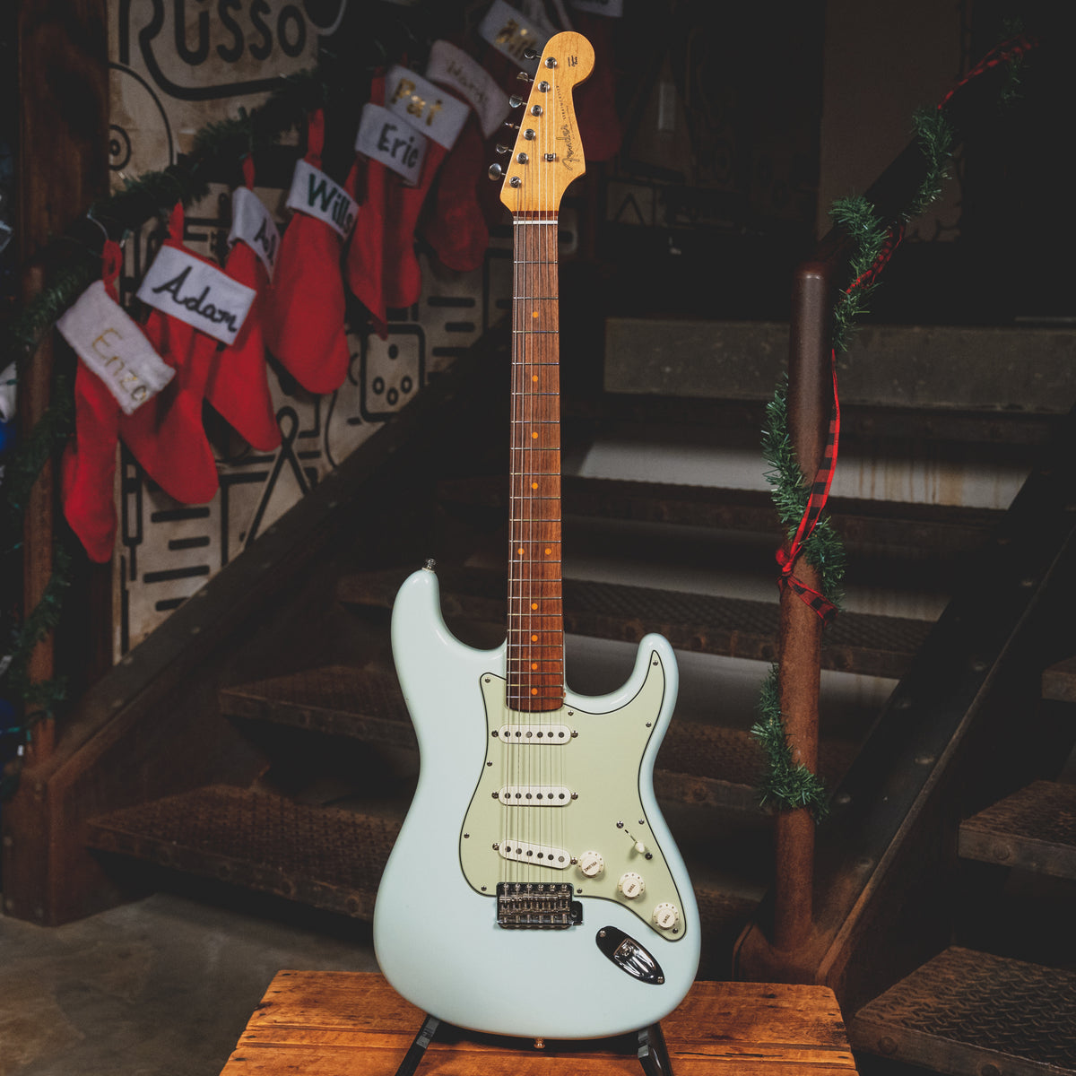 2012 Fender American Vintage '59 Stratocaster, Faded Sonic Blue w/OHSC - Used