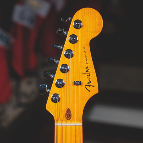 2021 Fender American Ultra Stratocaster Electric Guitar, Cobra Blue w/OHSC - Used