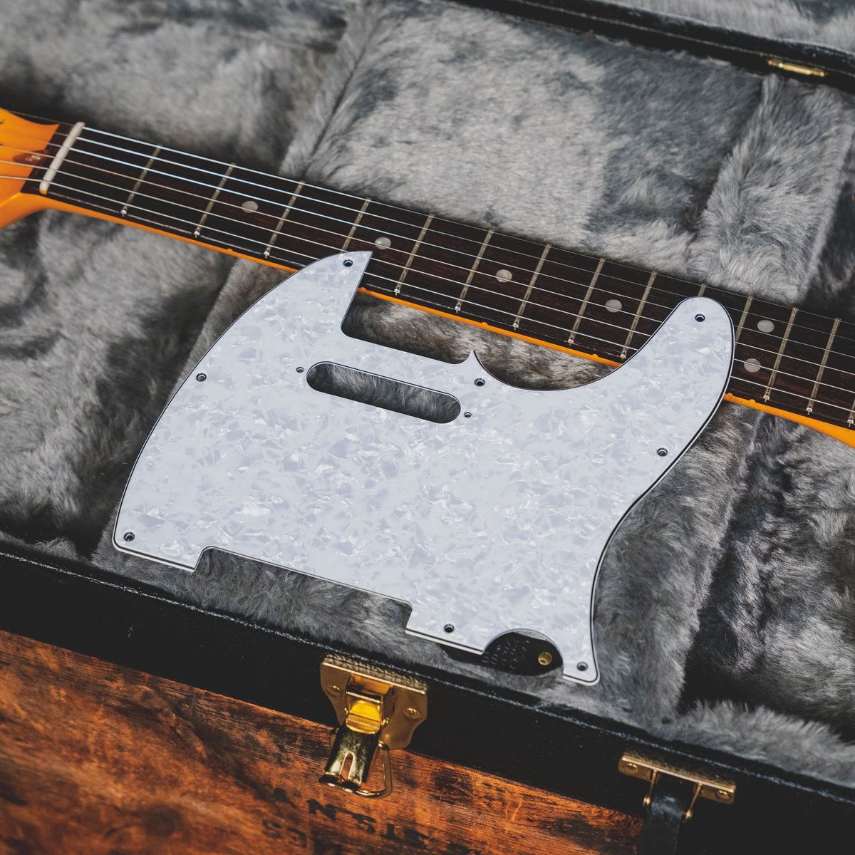 2021 Fender American Ultra Telecaster Electric Guitar, Arctic Pearl w/Hard Case - Used