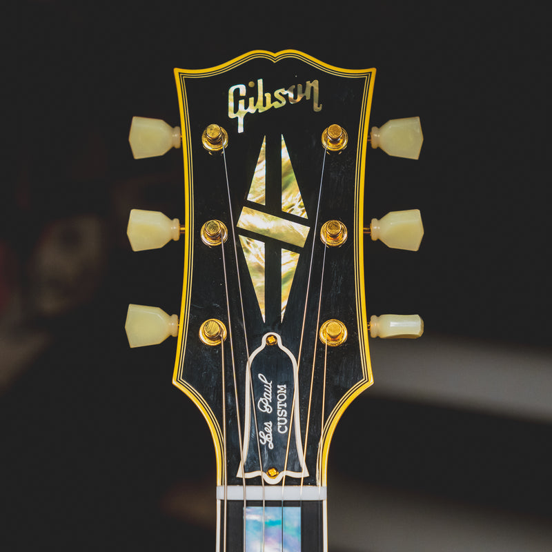 2023 Gibson Custom Shop 1954 Les Paul Custom Wildwood Spec, Ebony Gloss, Bigsby Tailpiece w/OHSC - Used