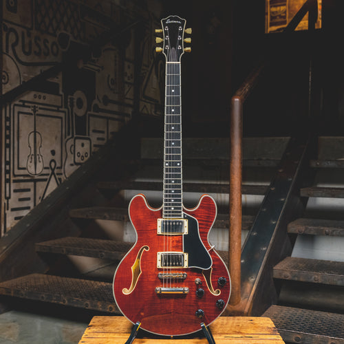 2022 Eastman T484 Classic Semi-Hollow Electric Guitar, Gold Burst - Used