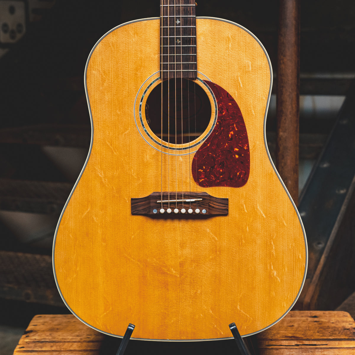 2023 Gibson J-45 Koa Custom Shop Acoustic-Electric Guitar, Natural w/OHSC - Used