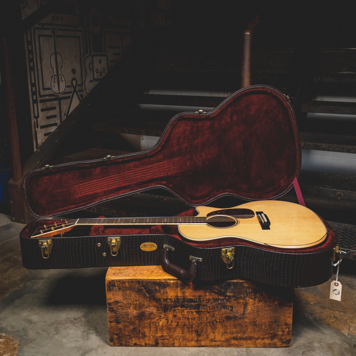 2020 Martin Custom Shop GP-14 Acoustic-Electric Guitar, Natural w/OHSC - Used