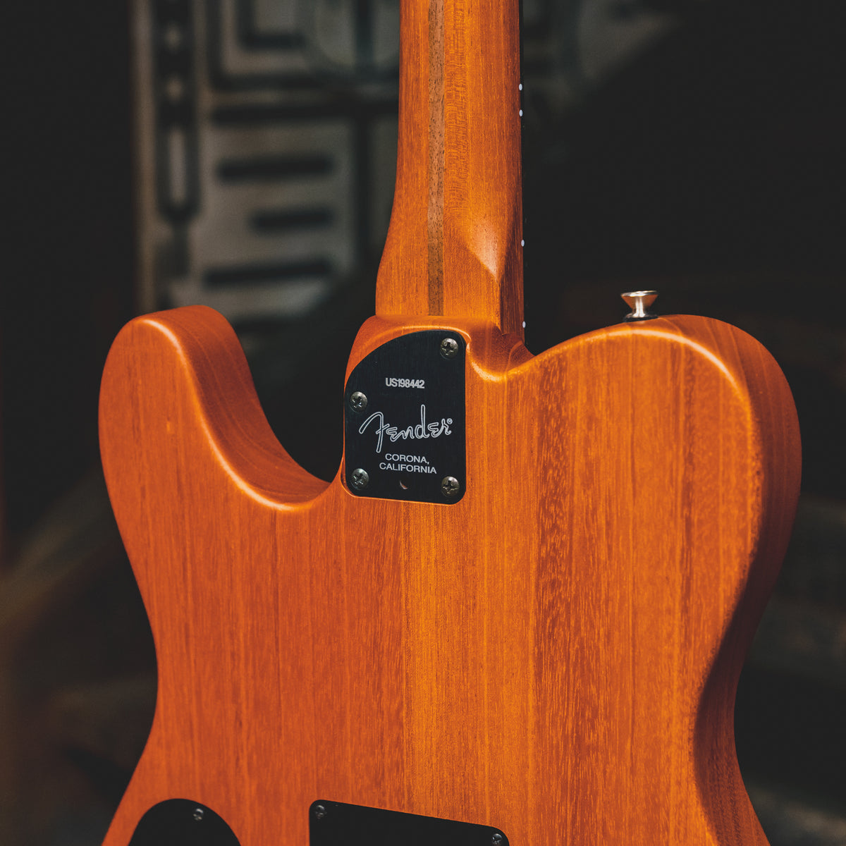 2019 Fender American Acoustasonic Telecaster Electric Guitar, Black w/OGB - Used