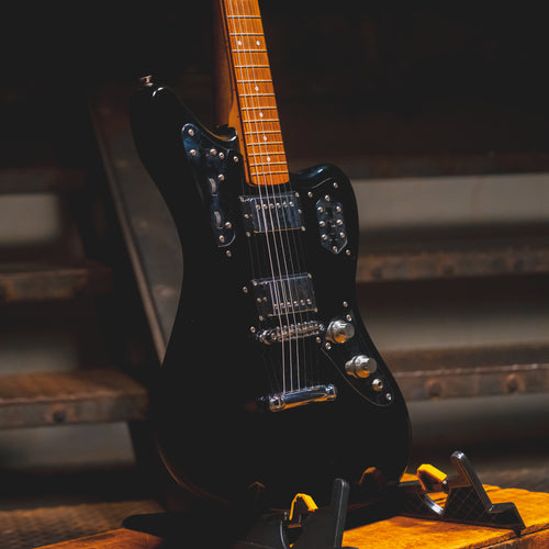 2007 Fender CIJ Special Jaguar HH Electric Guitar, Black w/Bag - Used