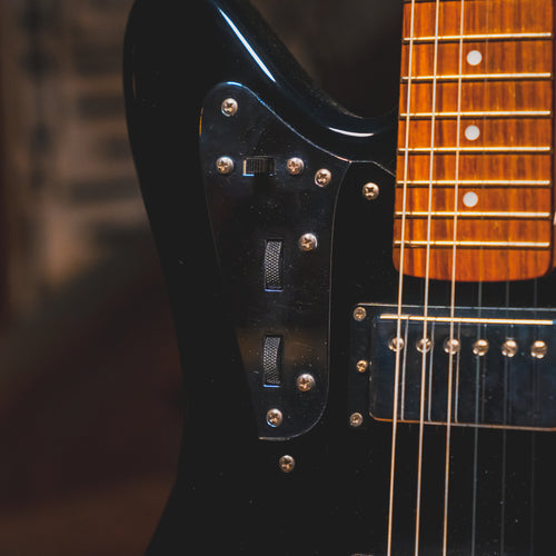 2007 Fender CIJ Special Jaguar HH Electric Guitar, Black w/Bag - Used